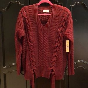 Elan tie sweater